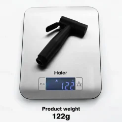 Single Hole Bidet Black Toilet Handheld High Pressure Cleaning Spray Gun