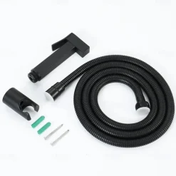 Single Hole Bidet Electroplated Toilet Handheld Bidet Sprayer Self-Cleaning Contemporary