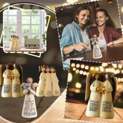 Sisters And Friends Sculpture Decorative Ornaments, Celebrating And Commemorating Friendship, Resin Crafts