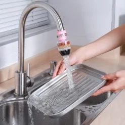 Six-Layer Adjustable Faucet Filter Water Purifier Household Bathroom Kitchen Tap Water Filter Splash-Proof Water Faucet Shower