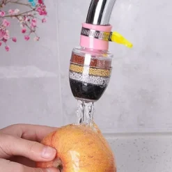 Six-Layer Adjustable Faucet Filter Water Purifier Household Bathroom Kitchen Tap Water Filter Splash-Proof Water Faucet Shower