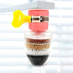 Six-Layer Adjustable Faucet Filter Water Purifier Household Bathroom Kitchen Tap Water Filter Splash-Proof Water Faucet Shower