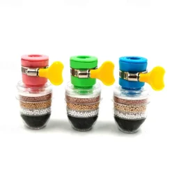 Six-Layer Adjustable Faucet Filter Water Purifier Household Bathroom Kitchen Tap Water Filter Splash-Proof Water Faucet Shower