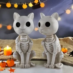 Skeleton Horse Skeleton Horse Statue Creepy Halloween Skeleton Animals Halloween Novelty Skeleton Farm