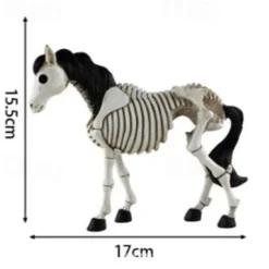 Skeleton Horse Skeleton Horse Statue Creepy Halloween Skeleton Animals Halloween Novelty Skeleton Farm
