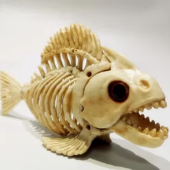 Skeleton Model, 3D Animal Sculpture Resin Crafts, for Pose Skeleton Prop Indoor/Outdoor, Halloween Decoration