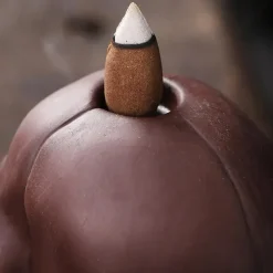 Skull Incense Burner Holder, Reflux Cascade, Ceramic, LED, Unique, Incense Burner, Skull Burner for Halloween, Aromatherapy, Yoga, Home Decor