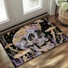 Skull Mushroom Doormat Floor Mats Washable Rugs Kitchen Mat Non-Slip Oil Proof Rug Indoor Outdoor Mat Bedroom Decor Bathroom Mat Entrance Rug