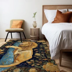 Sleeping Lion Area Rug Kitchen Mat Non-Slip Oil Proof Floor Mat Livingroom Rug Indoor Outdoor Mat Bedroom Decor Bathroom Mat Entrance Rug Door Mat