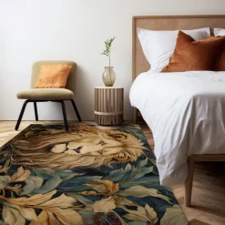 Sleeping Lion Area Rug Kitchen Mat Non-Slip Oil Proof Floor Mat Livingroom Rug Indoor Outdoor Mat Bedroom Decor Bathroom Mat Entrance Rug Door Mat