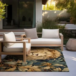 Sleeping Lion Area Rug Kitchen Mat Non-Slip Oil Proof Floor Mat Livingroom Rug Indoor Outdoor Mat Bedroom Decor Bathroom Mat Entrance Rug Door Mat