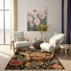 Sleeping Lion Area Rug Kitchen Mat Non-Slip Oil Proof Floor Mat Livingroom Rug Indoor Outdoor Mat Bedroom Decor Bathroom Mat Entrance Rug Door Mat