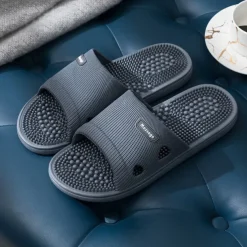 Slippers for Women Men Foot Massage Plantar Fasciitis Sliders House Ladies Sandals Shower Shoes Non-Slip Quick Drying Pool Slides Massage Slippers Shoes Sandals for Men Women