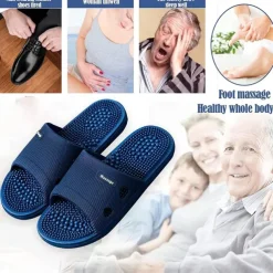 Slippers for Women Men Foot Massage Plantar Fasciitis Sliders House Ladies Sandals Shower Shoes Non-Slip Quick Drying Pool Slides Massage Slippers Shoes Sandals for Men Women