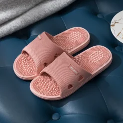 Slippers for Women Men Foot Massage Plantar Fasciitis Sliders House Ladies Sandals Shower Shoes Non-Slip Quick Drying Pool Slides Massage Slippers Shoes Sandals for Men Women