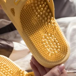 Slippers for Women Men Foot Massage Plantar Fasciitis Sliders House Ladies Sandals Shower Shoes Non-Slip Quick Drying Pool Slides Massage Slippers Shoes Sandals for Men Women