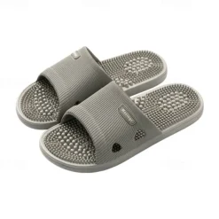 Slippers for Women Men Foot Massage Plantar Fasciitis Sliders House Ladies Sandals Shower Shoes Non-Slip Quick Drying Pool Slides Massage Slippers Shoes Sandals for Men Women