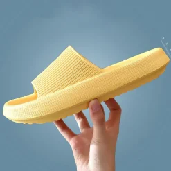 Slippers for Women Women Platform Slippers Summer Beach Eva Soft Sole Slide Sandals Leisure Men Ladies Indoor Bathroom Anti-Slip Shoes Slippers