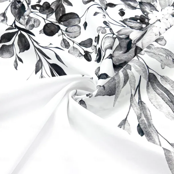 Small Stall Vintage Floral Shower Curtain Waterproof Fabric Botancial Flower Plant Shower Curtains for Bathroom