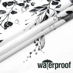 Small Stall Vintage Floral Shower Curtain Waterproof Fabric Botancial Flower Plant Shower Curtains for Bathroom