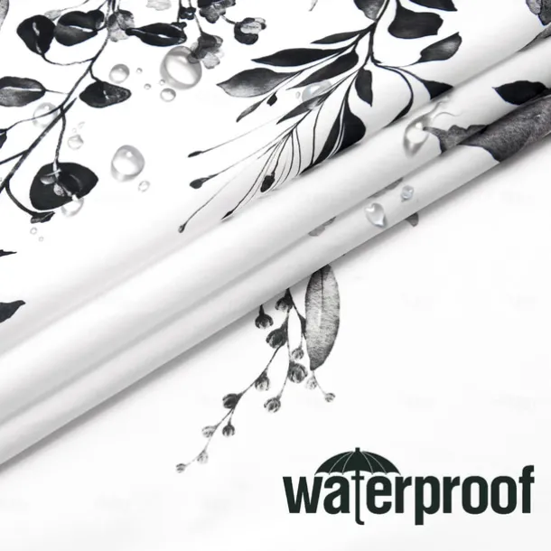 Small Stall Vintage Floral Shower Curtain Waterproof Fabric Botancial Flower Plant Shower Curtains for Bathroom