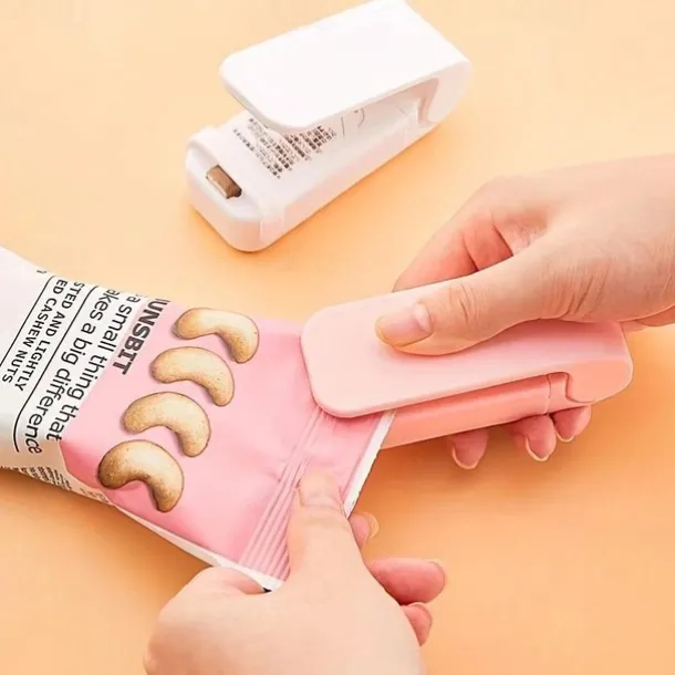 Snack Sealing Machine, Mini Small Household Plastic Sealing Machine, Moisture-proof Fresh-keeping Portable Pumping Vacuum Plastic Bag Sealing Machine