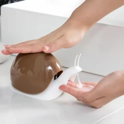 Snail Shape Soap Liquid Dispenser Press Style Countertop Lotion Dispenser Pump Bottle For Bathroom Accessories