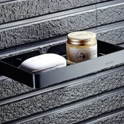 Soap Dishes & Holders Hollow Modern Stainless Steel 1pc - Bathroom / Hotel bath Single Wall Mounted / Rectangle