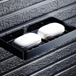 Soap Dishes & Holders Hollow Modern Stainless Steel 1pc - Bathroom / Hotel bath Single Wall Mounted / Rectangle