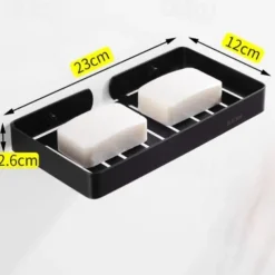 Soap Dishes & Holders Hollow Modern Stainless Steel 1pc - Bathroom / Hotel bath Single Wall Mounted / Rectangle