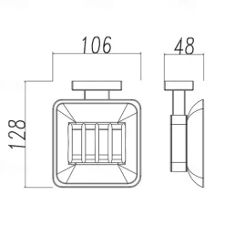 Soap Dishes & Holders New Design / Creative Contemporary / Modern Metal 1pc - Bathroom Wall Mounted