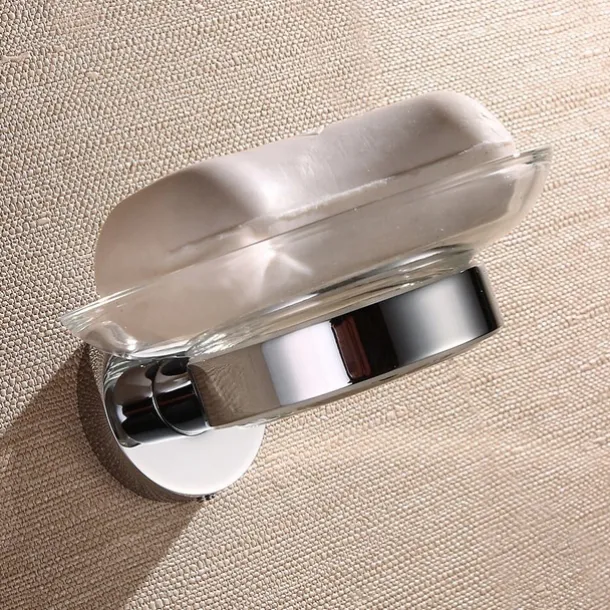 Soap Dishes & Holders New Design / Creative Contemporary / Modern Brass / Glasses / Metal 1pc - Bathroom Wall Mounted