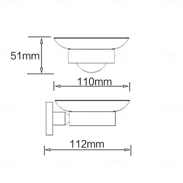Soap Dishes & Holders New Design / Creative Contemporary / Modern Brass / Glasses / Metal 1pc - Bathroom Wall Mounted