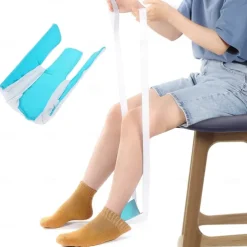Sock Aid Kit,Sock Helper-Easy on,Easy Off Tools for Seniors, Donner for Elderly, Senior, Pregnant, Diabetics - Pull Up Assistance Help, Pulling Assist Device,Socks Helper