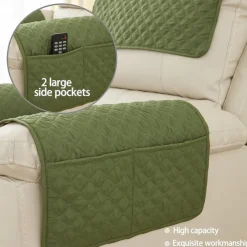 Sofa Armrest Cover Couch Armrest Mat Backret Cover Soft Protector for Chairs Couch Sofa Armchair Slipcovers Recliner Sofa