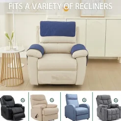 Sofa Armrest Cover Couch Armrest Mat Backret Cover Soft Protector for Chairs Couch Sofa Armchair Slipcovers Recliner Sofa