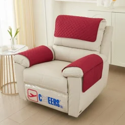 Sofa Armrest Cover Couch Armrest Mat Water Resistant Backret Cover Soft Protector for Chairs Couch Sofa Armchair Slipcovers Recliner Sofa