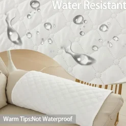 Sofa Armrest Cover Couch Armrest Mat Water Resistant Backret Cover Soft Protector for Chairs Couch Sofa Armchair Slipcovers Recliner Sofa