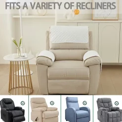 Sofa Armrest Cover Couch Armrest Mat Water Resistant Backret Cover Soft Protector for Chairs Couch Sofa Armchair Slipcovers Recliner Sofa