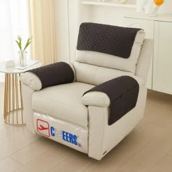 Sofa Armrest Cover Couch Armrest Mat Water Resistant Backret Cover Soft Protector for Chairs Couch Sofa Armchair Slipcovers Recliner Sofa