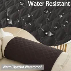 Sofa Armrest Cover Couch Armrest Mat Water Resistant Backret Cover Soft Protector for Chairs Couch Sofa Armchair Slipcovers Recliner Sofa