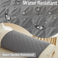 Sofa Armrest Cover Couch Armrest Mat Water Resistant Backret Cover Soft Protector for Chairs Couch Sofa Armchair Slipcovers Recliner Sofa