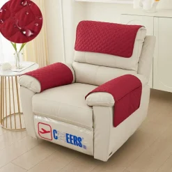 Sofa Armrest Cover Couch Armrest Mat Water Resistant Backret Cover Soft Protector for Chairs Couch Sofa Armchair Slipcovers Recliner Sofa