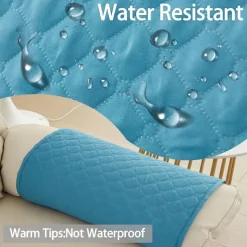 Sofa Armrest Cover Couch Armrest Mat Water Resistant Backret Cover Soft Protector for Chairs Couch Sofa Armchair Slipcovers Recliner Sofa