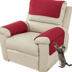 Sofa Armrest Cover Couch Armrest Mat Water Resistant Backret Cover Soft Protector for Chairs Couch Sofa Armchair Slipcovers Recliner Sofa