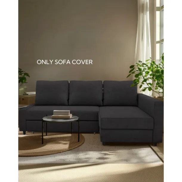 Sofa Bed Cover for Dogs,IKEA FRIHETEN Sofa Bed Sleeper Cover, Replacement Corner Couch Slipcover with Right Chaise or Left Chaise Washable Furniture Protector FRIHETcover LITB PRIME cover