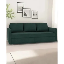 Sofa Bed Cover Futon Cover Solid Color Quilted Polyester Slipcovers FRIHETcover LITB PRIME cover