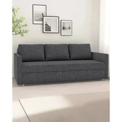 Sofa Bed Cover Futon Cover Solid Color Quilted Polyester Slipcovers FRIHETcover LITB PRIME cover