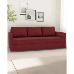 Sofa Bed Cover Futon Cover Solid Color Quilted Polyester Slipcovers FRIHETcover LITB PRIME cover