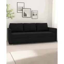 Sofa Bed Cover Futon Cover Solid Color Quilted Polyester Slipcovers FRIHETcover LITB PRIME cover